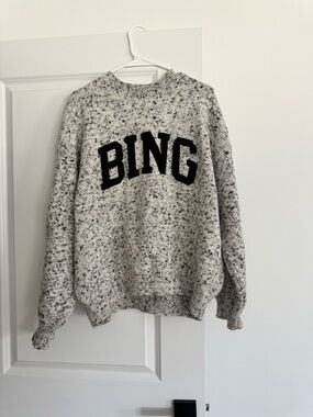 Anine Bing Sydney Crewneck Sweater (medium)